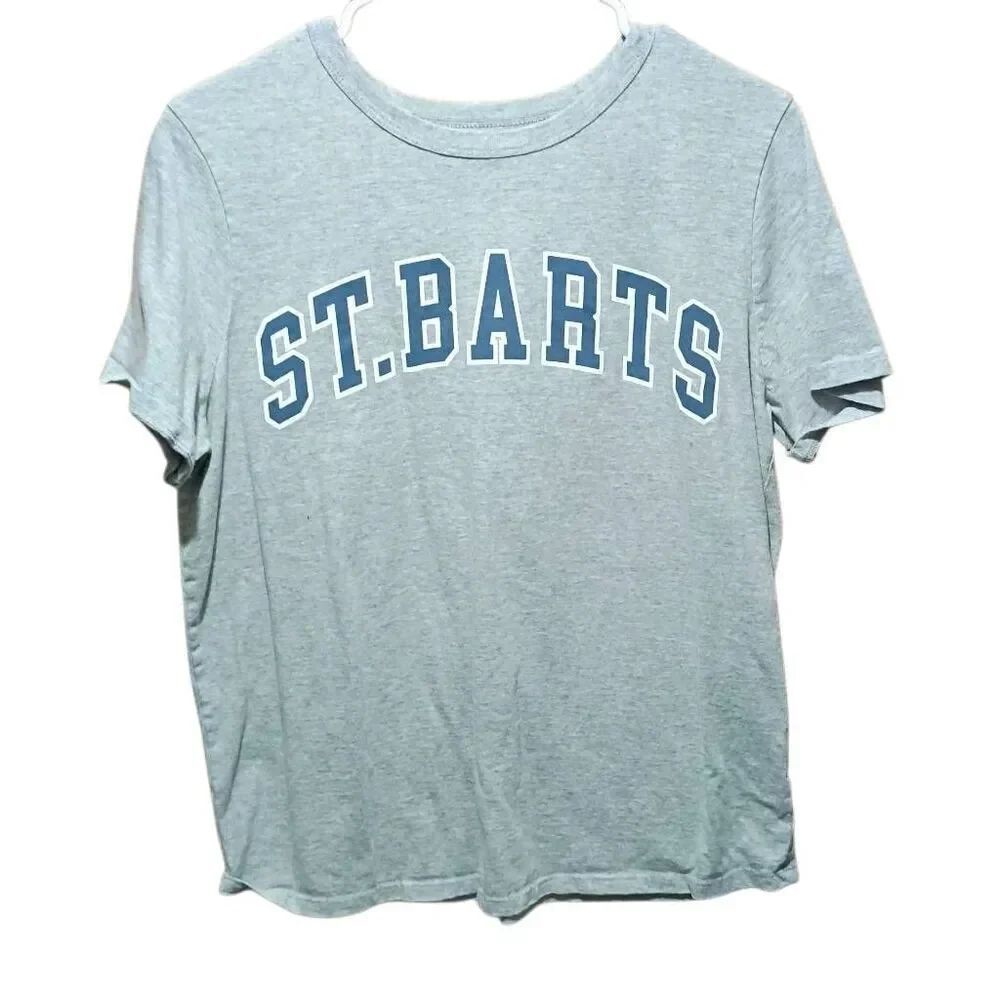 Zoe + Liv St. Barts T-shirt Large Grey Soft - Picture 5 of 6